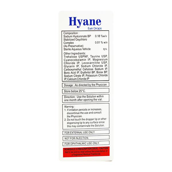 HYANE Eye Drops 10ml - Global Surgicals