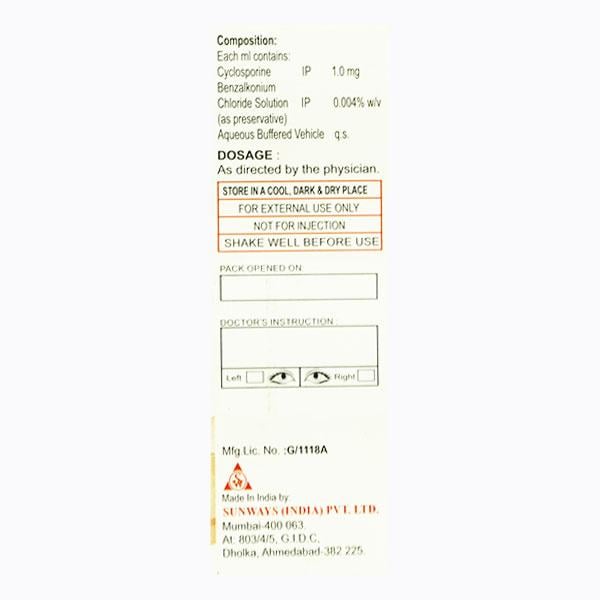HYCLO 0.1% Eye Drops 5ml - Global Surgicals