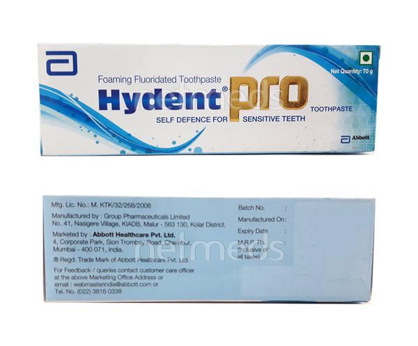 Hydent Pro Tooth Paste 70gm - Global Surgicals
