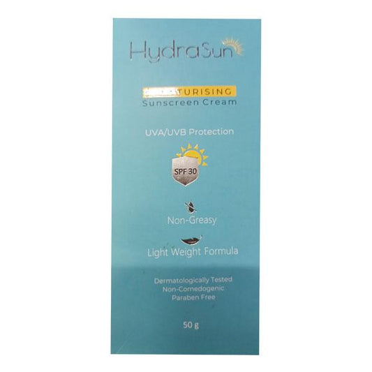 HYDRASUN UVA/UVB MOISTURISING SUNSCREEN Cream 50gm - Global Surgicals