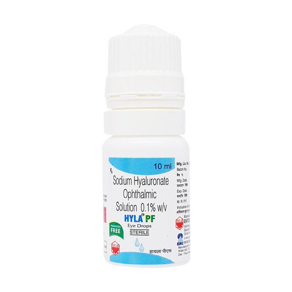 Hyla PF 0.1% Eye Drops 10ml - Global Surgicals