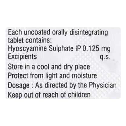 Hyocimax S Tablet 10'S - Global Surgicals