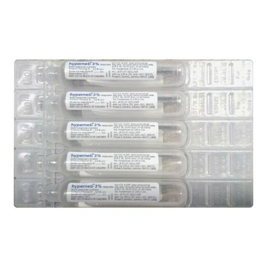 HYPERNEB 3% Respules 5x4ml - Global Surgicals