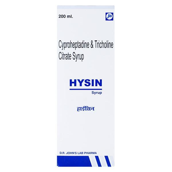 Hysin Syrup 200ml - Global Surgicals