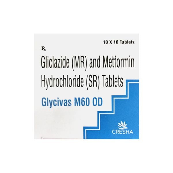 GLYCIVAS M60 OD Tablet 10's
