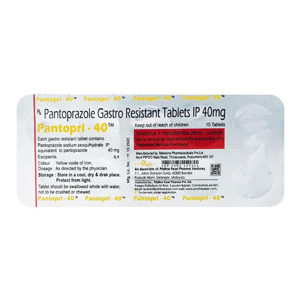 PANTOPRL 40 Tablet 10's
