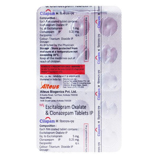 CILAPAM H Tablet 15's
