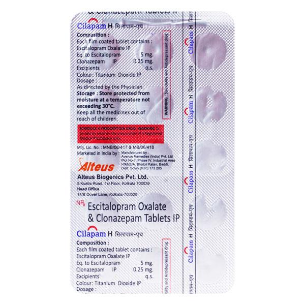 CILAPAM H Tablet 15's