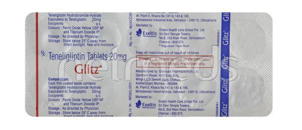 Glitz 20mg Tablet 10'S
