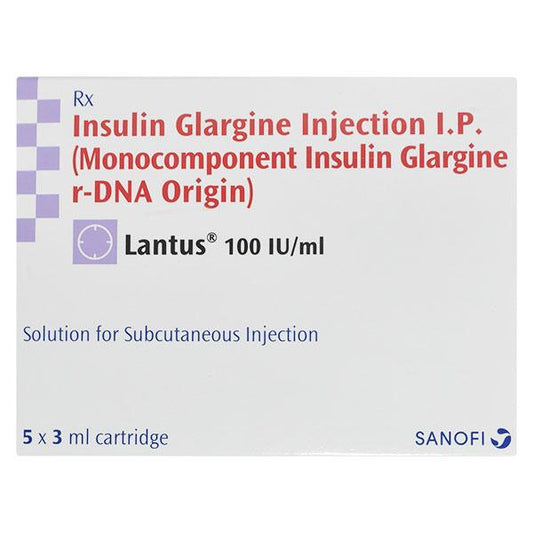 Lantus 100IU Cartridge 1X3ml