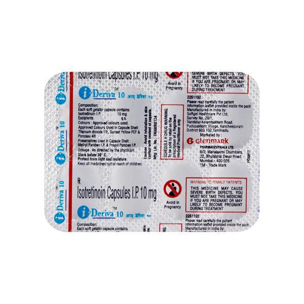 I Deriva 10mg Capsule 10'S - Global Surgicals