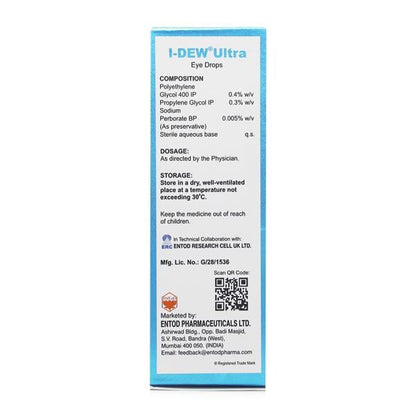 I DEW ULTRA Eye Drops 10ml - Global Surgicals