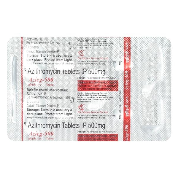 AZIEG 500 Tablet 5's