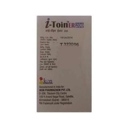 I TOIN ER 200 Tablet 30's - Global Surgicals