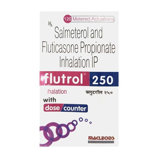 FLUTROL 250 WITH DOSE COUNTER Inhaler 120md