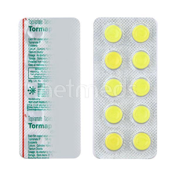 Tormap 100mg Tablet 10'S