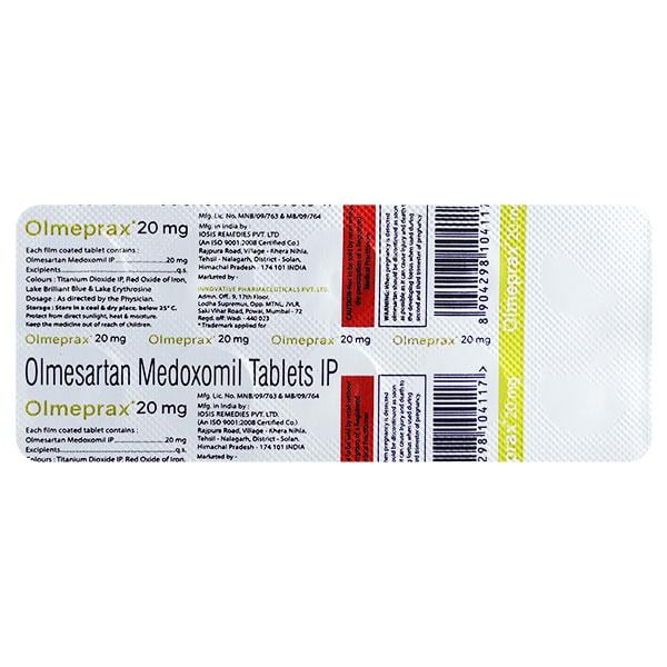 OLMEPRAX 20 Tablet 10's