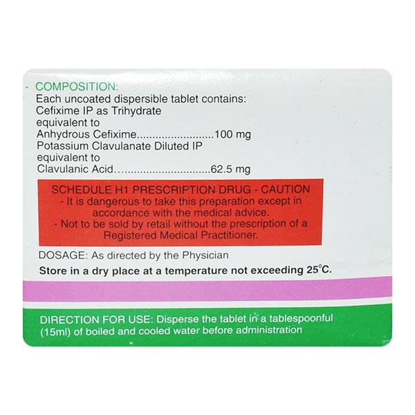 Zifi CV DT 100mg Tablet 10'S