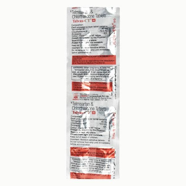 Telvas CT 40mg Tablet 10'S