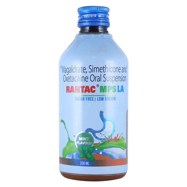 RANTAC MPS LA SUGAR FREE MINT FLAVOUR Oral Suspension 200ml