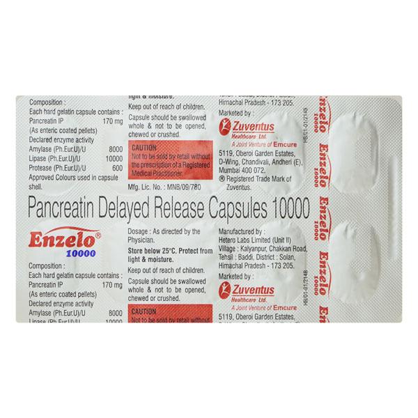 ENZELO 10000 Capsule 10's