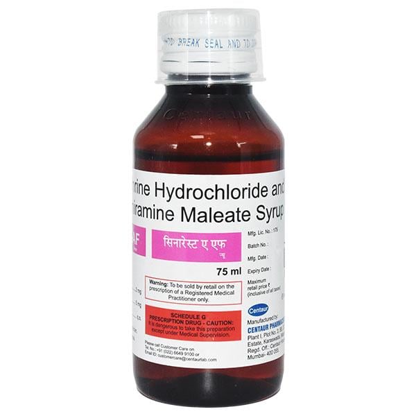 SINAREST AF NEW Syrup 75ml