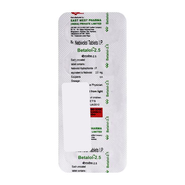 Betalol 2.5mg Tablet 10'S