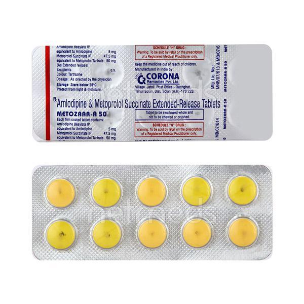 Metozaar A 50mg Tablet 10'S