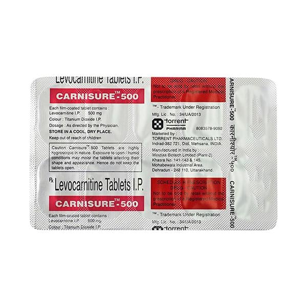 Carnisure 500mg Tablet 10'S