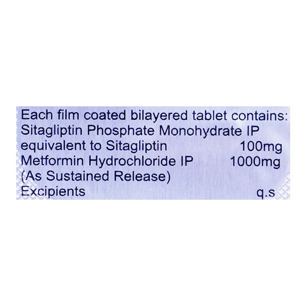 SUITGLIP M XR 100/1000 Tablet 10's