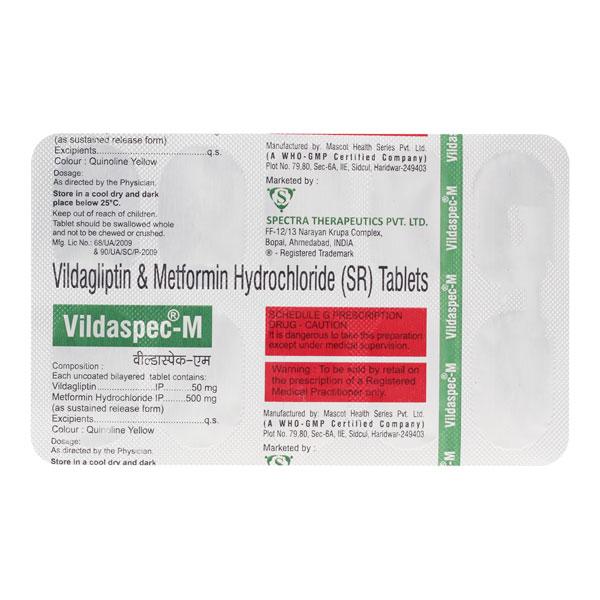 VILDASPEC M Tablet 10's