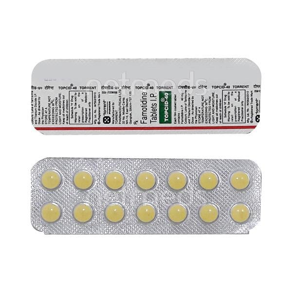 Topcid 40mg Tablet 14'S
