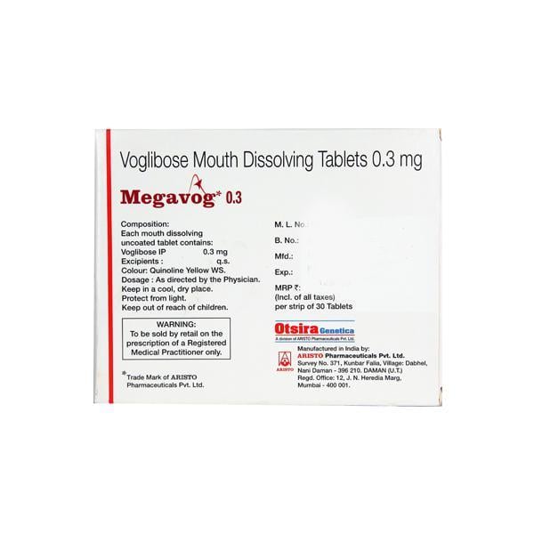 Megavog 0.3mg Tablet 30'S