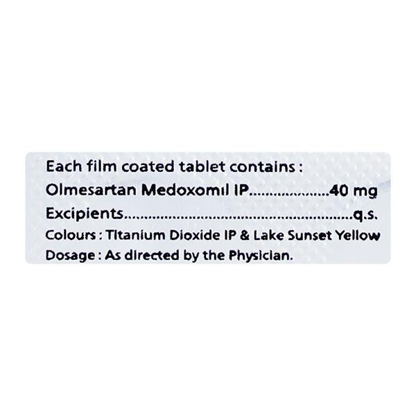 OLMETROL 40mg Tablet 10's