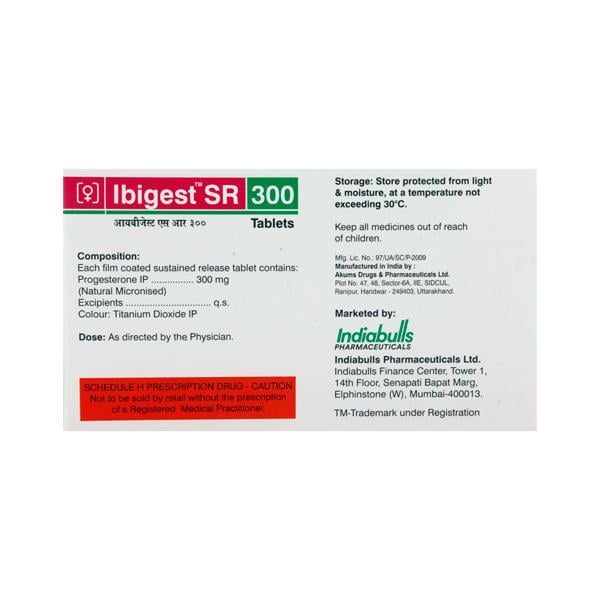IBIGEST SR 300mg Tablet 10's