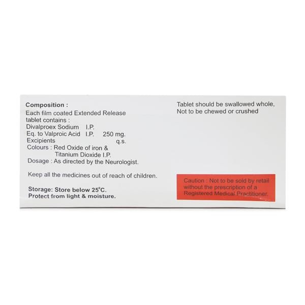 DIVASET OD 250mg Tablet 10's