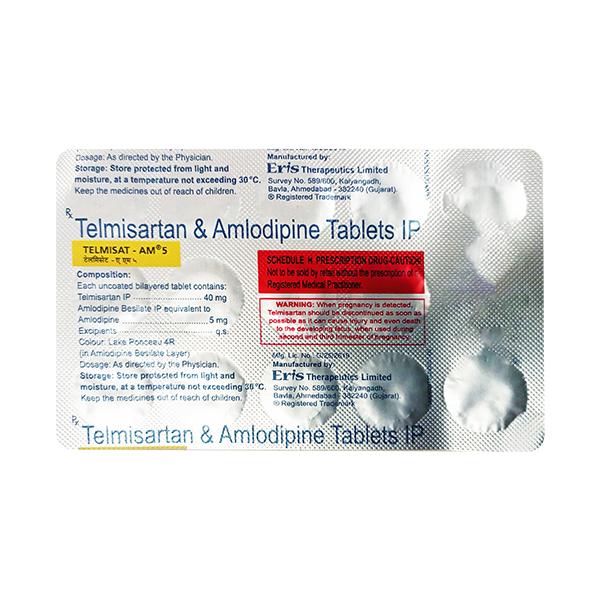 TELMISAT AM 5 Tablet 15's