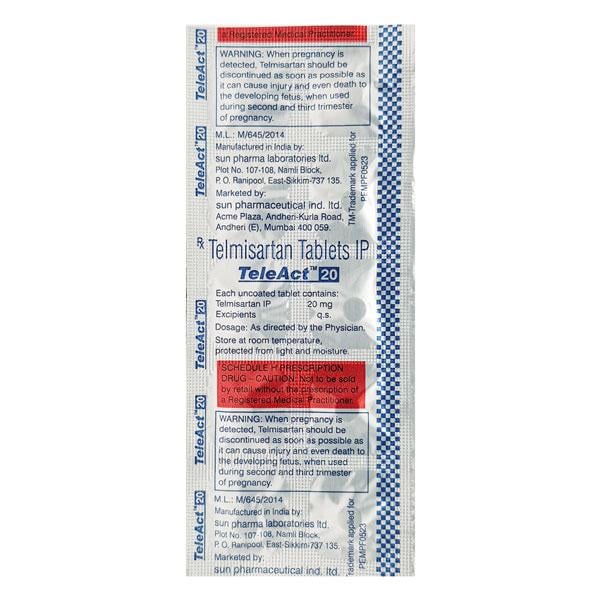 Teleact 20mg Tablet 10'S