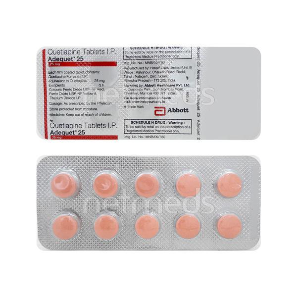 Adequet 25mg Tablet 10'S