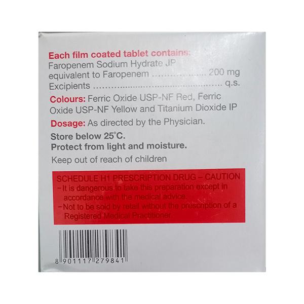 FAROBACT 200 Tablet 10's
