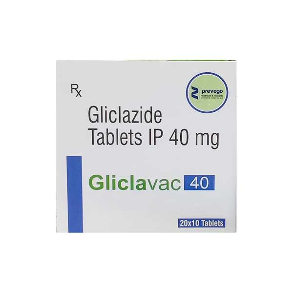 GLICLAVAC 40 Tablet 10's