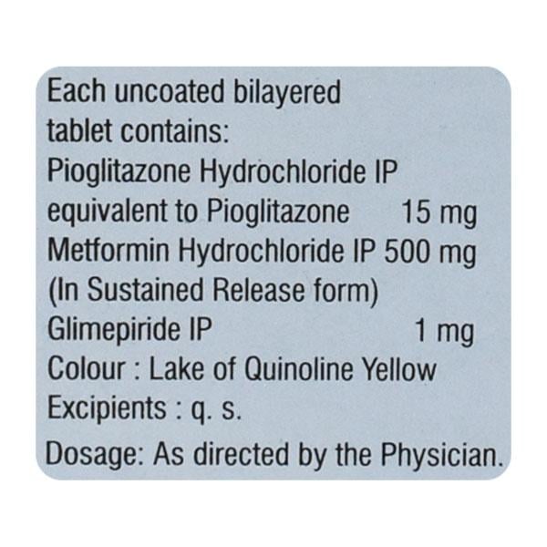 THE TRIGLYNASE 1 Tablet 10's