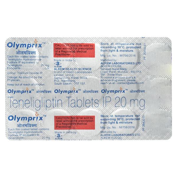 Olymprix 20mg Tablet 15'S