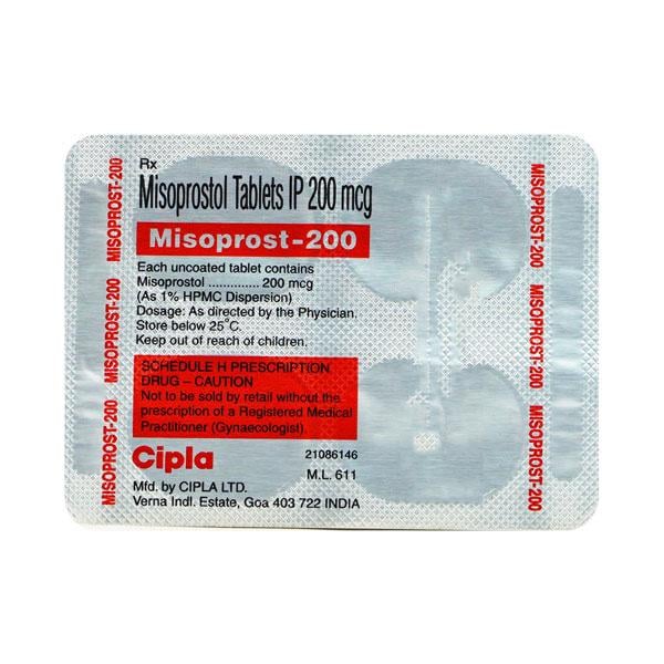 Misoprost 200mcg Tablet 4'S