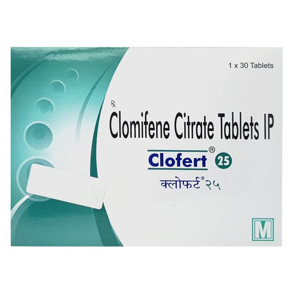 Clofert 25mg Tablet 30'S