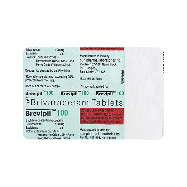 BREVIPIL 100 Tablet 10's