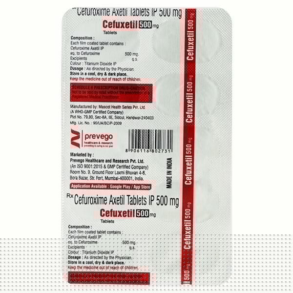 CEFUXETIL 500 Tablet 10's