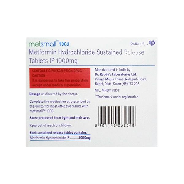 METSMALL 1000 Tablet 15's