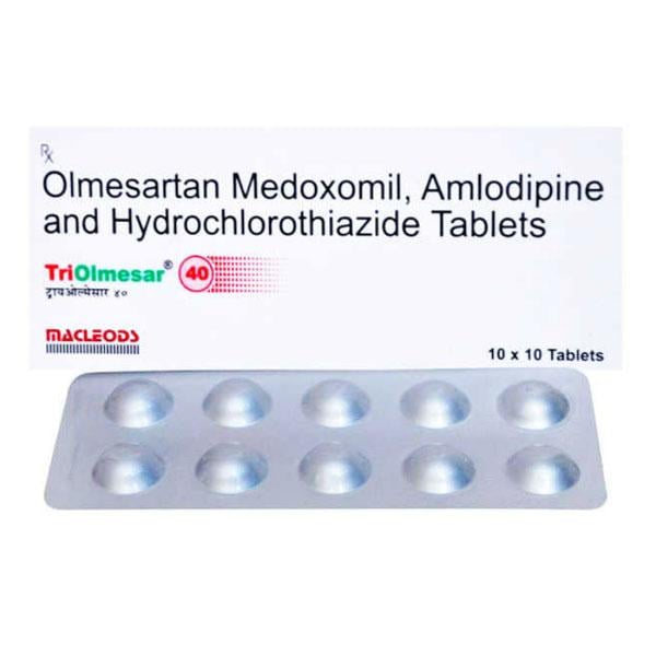 Triolmesar 40mg Tablet 10'S