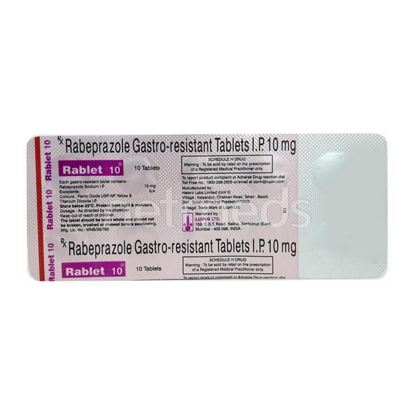 Rablet 10mg Tablet 10'S
